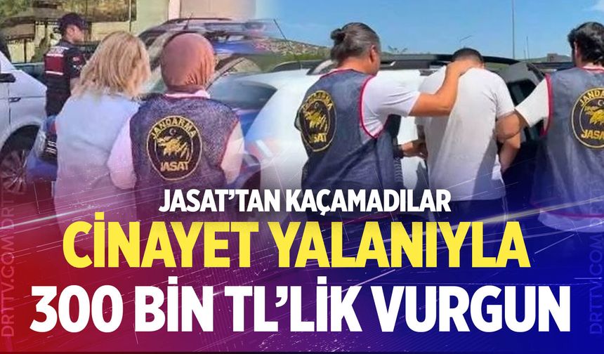 "Kimliğiniz cinayete karıştı" deyip 300 bin TL'yi aldılar: JASAT İzmir'de avladı!