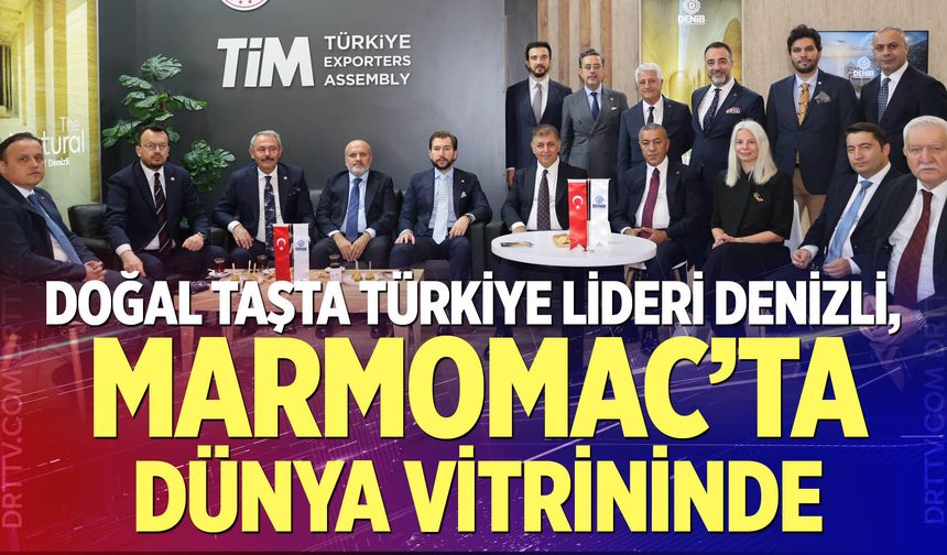 Doğal Taşta Türkiye Lideri Denizli, Marmomac’ta Dünya Vitrininde