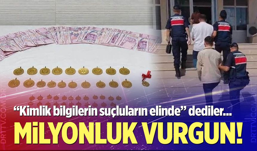 Yaşlı adamı tuzağa düşürüp milyonluk altınlarını aldılar