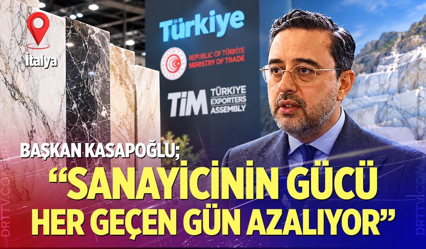 Selim Kasapoğlu Marmomac 2026’da konuştu: “Sanayicinin gücü her geçen gün azalıyor”