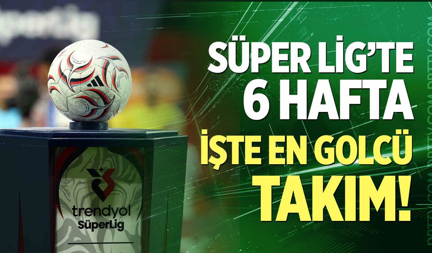 Trendyol Süper Lig’de ilk 6 hafta 161 gol atıldı