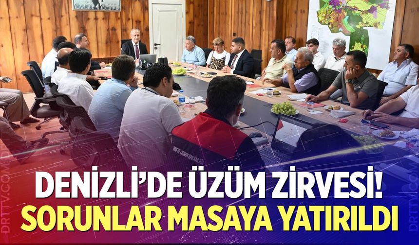 Denizli’de Üzüm Zirvesi!