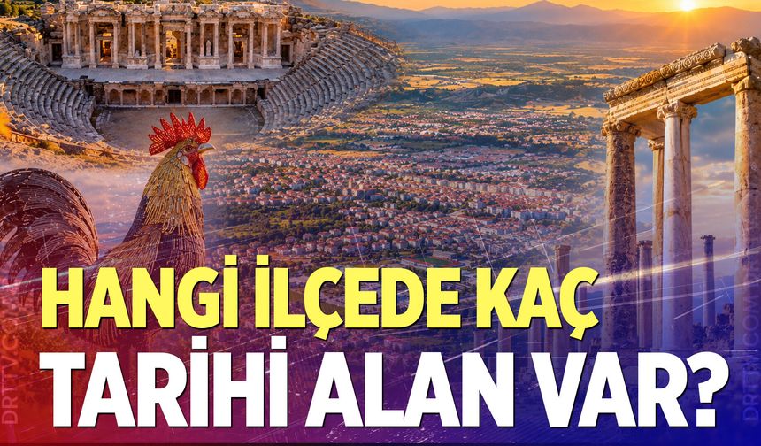 Denizli’nin antik kent haritası: Hangi ilçede kaç tarihi alan var?