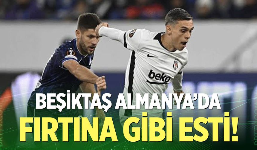 Beşiktaş Almanya’da Fırtına Gibi Esti!