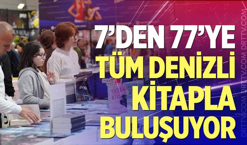 Denizli TÜYAP Kitap Fuarı’nda yazar yağmuru sürüyor