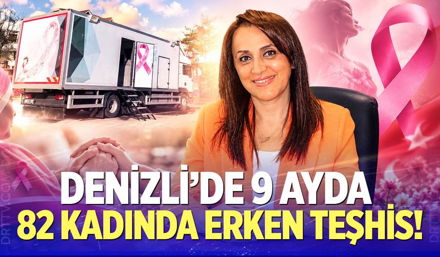Denizli’de 9 ayda 82 kadında erken teşhis!