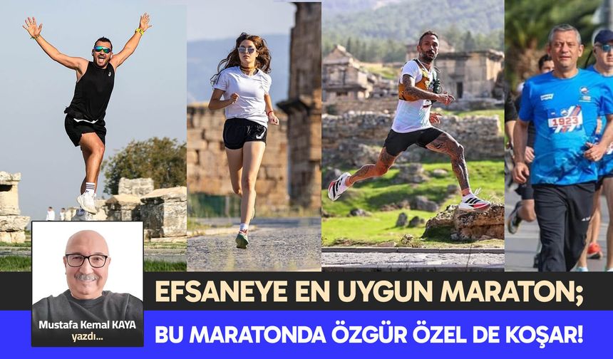 BU MARATONDA ÖZGÜR ÖZEL DE KOŞAR!