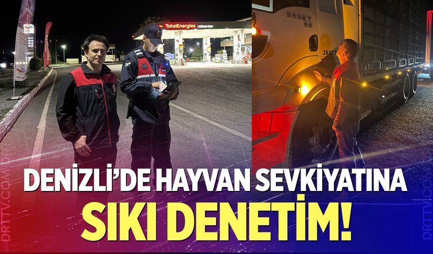Denizli’de hayvan sevkiyatına sıkı denetim!
