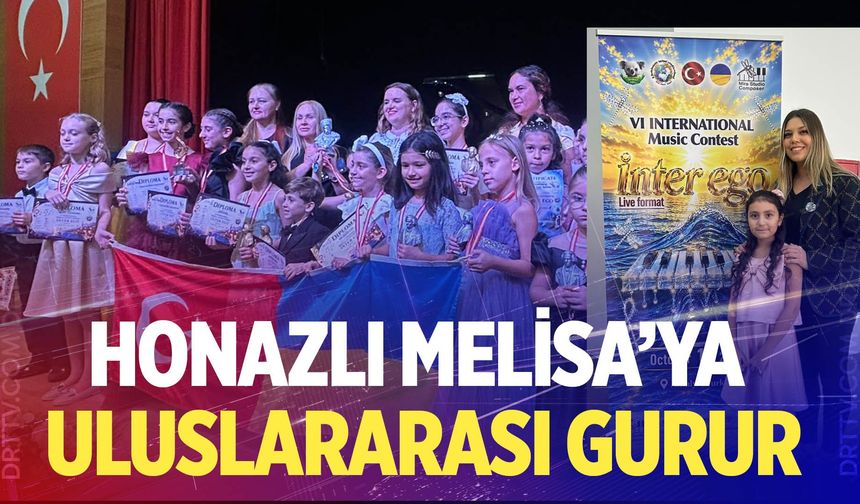 Honazlı Melisa Erüstündağ’a uluslararası festivalde anlamlı ödül