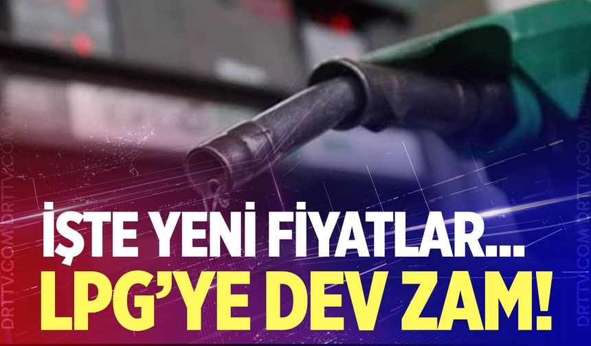 LPG'ye bir zam daha geldi!
