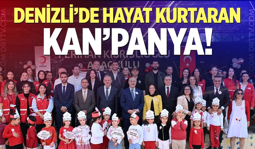 Denizli’de hayat kurtaran kan’panya!