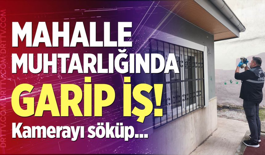 Mahalle muhtarlığında garip iş!