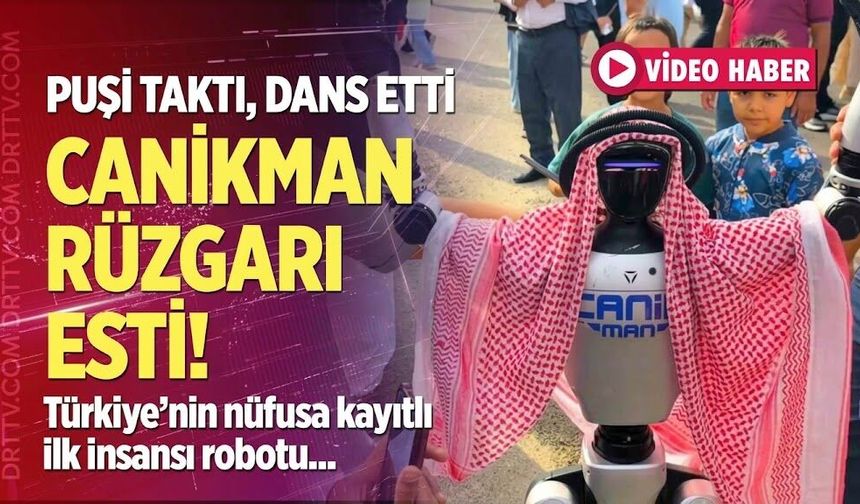 TEKNOFEST’te CANİKMAN rüzgarı: Puşi taktı, dans etti