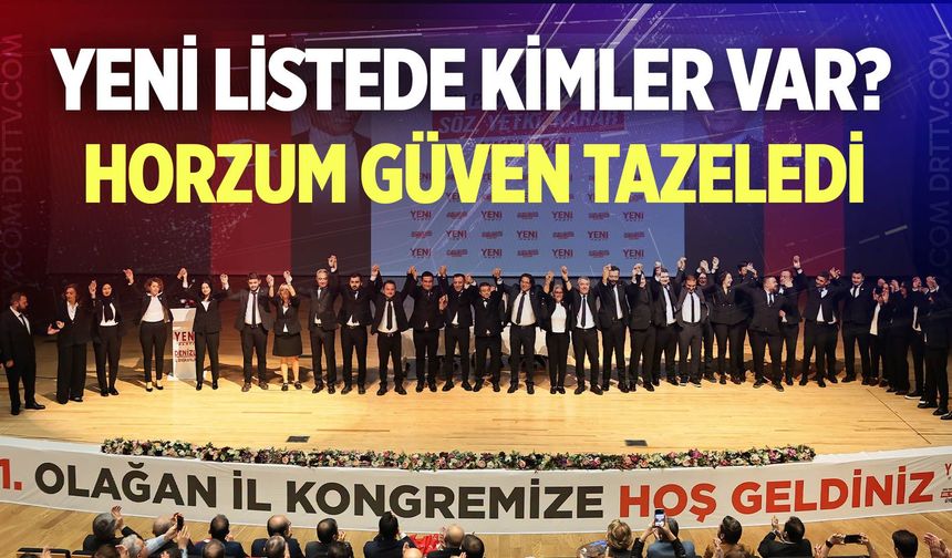 Yeni Parti Denizli’de Kongresini Yaptı: Horzum’dan yönetimde revizyon