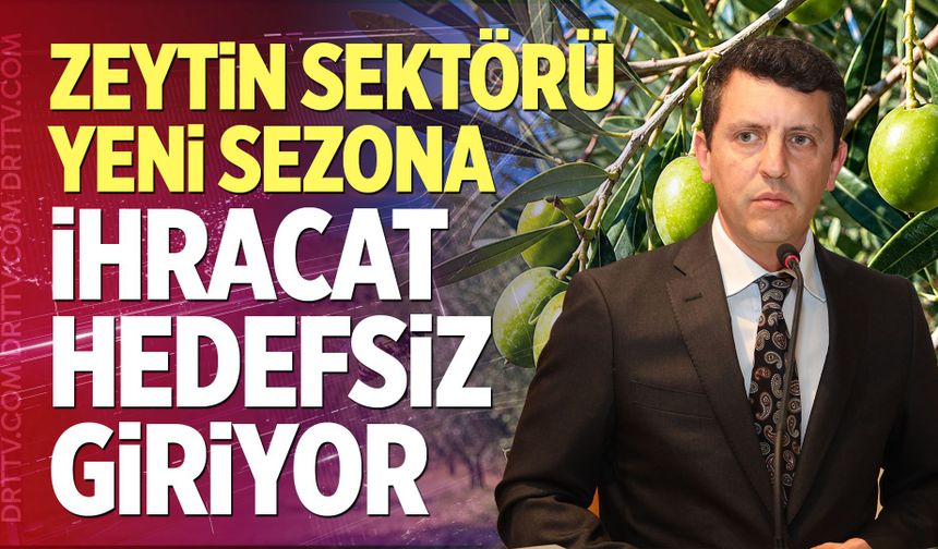 Zeytin Sektörü Yeni Sezona İhracat Hedefsiz Giriyor
