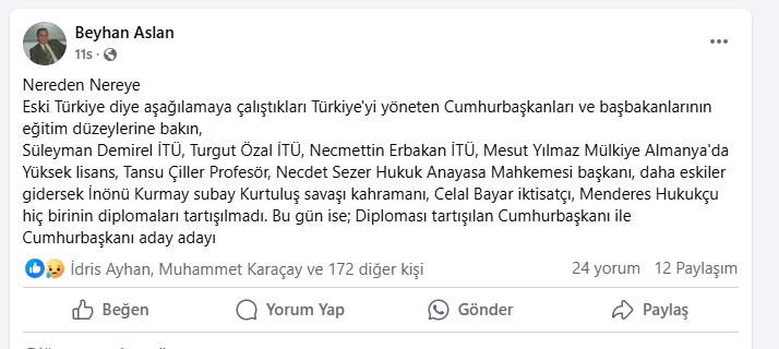 Denizli Haber Beyhan Aslan Paylaşım