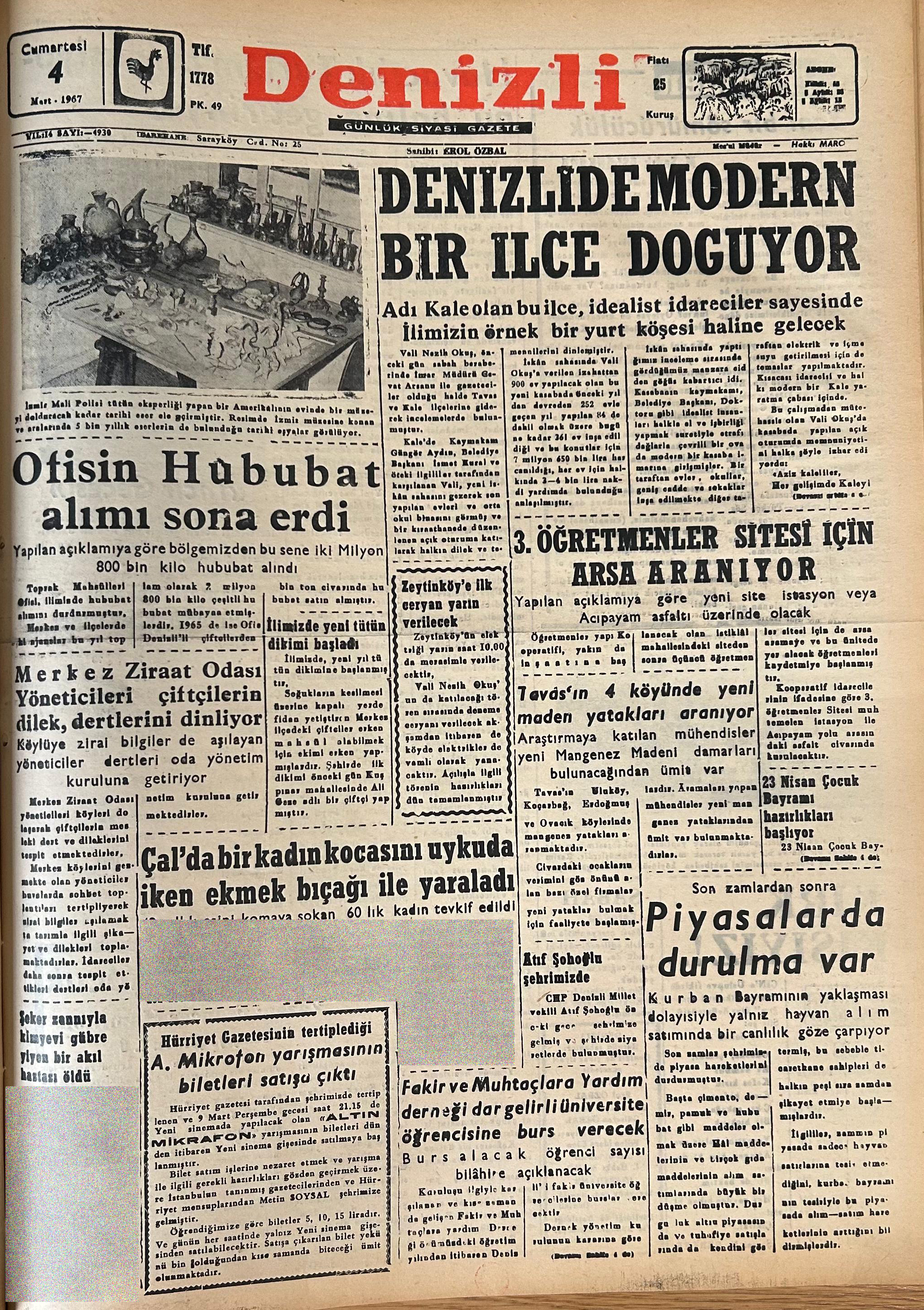 Denizli Haber Tarihte Bugün 4 Mart