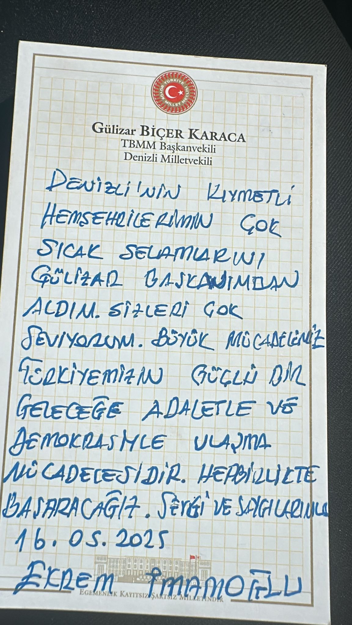 Denizli Haber Imamoğlu Not