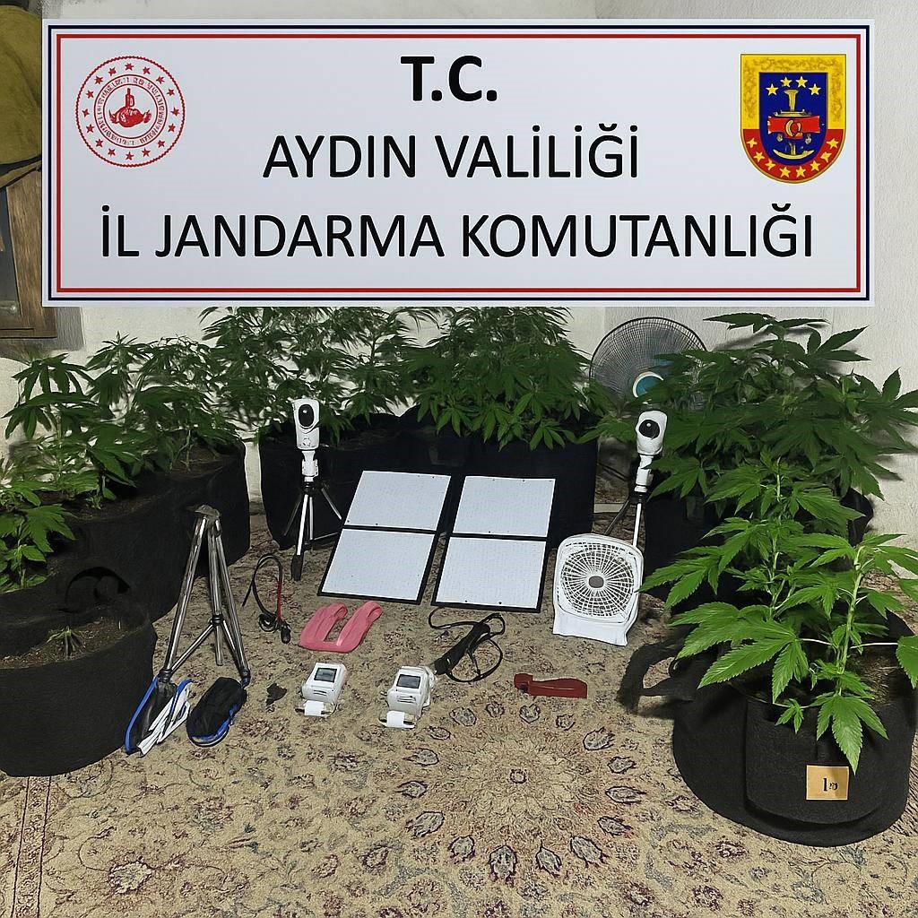 Denizli Haber Uzaktan Kontrolle Metruk Binada Uyuşturucu Yetiştirdi