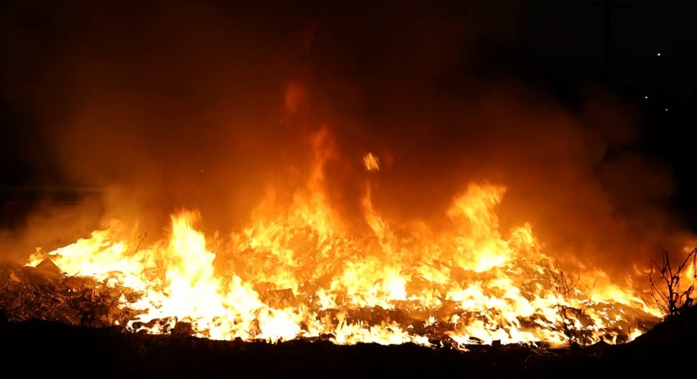 Denizli Haber Çöplük Yangın (1)