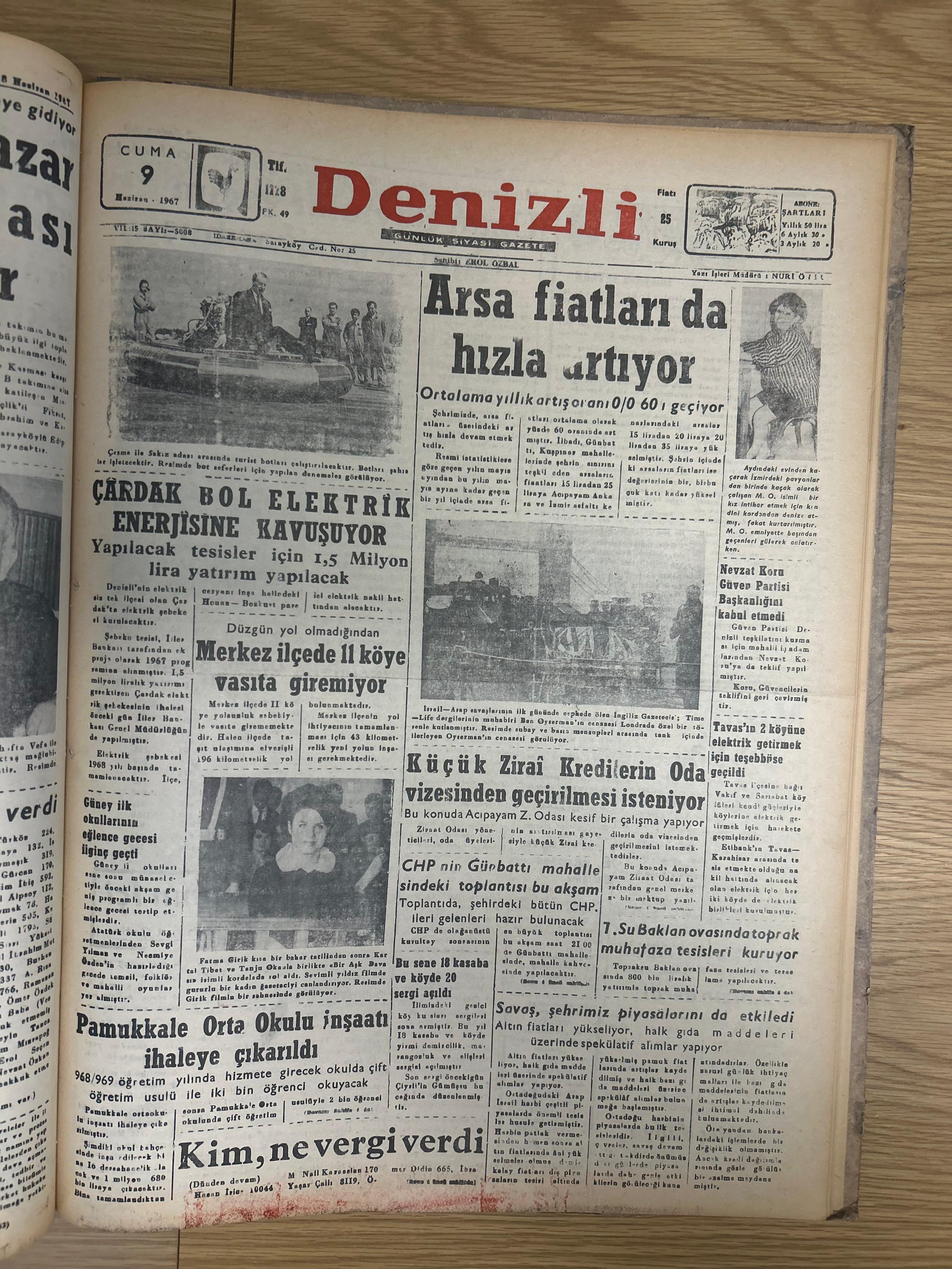 Denizli Haber Denizli Tarihte Bugün 9 Haziran (2)