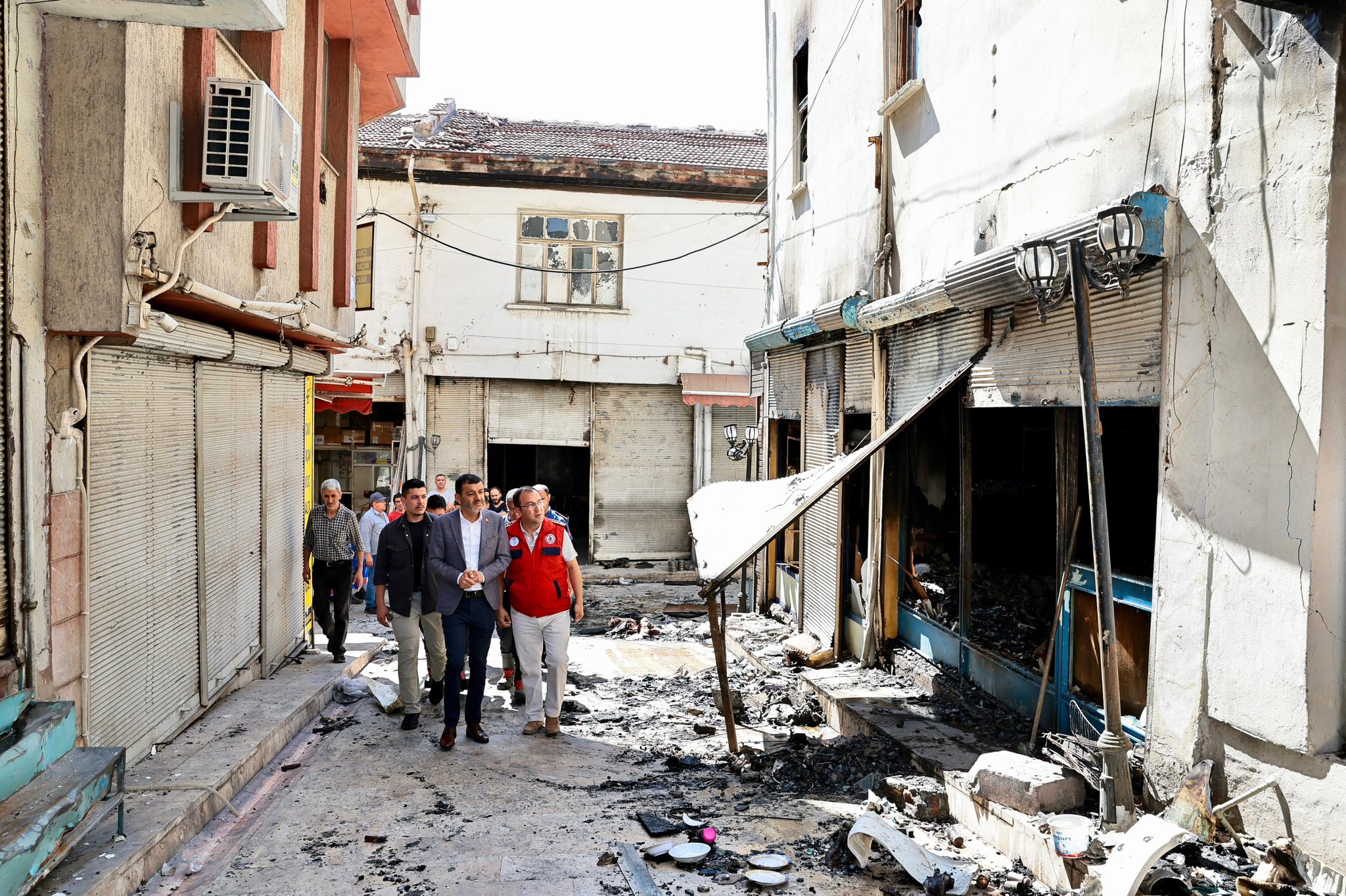 Denizli Haber Kaleiçi Yangın (2)