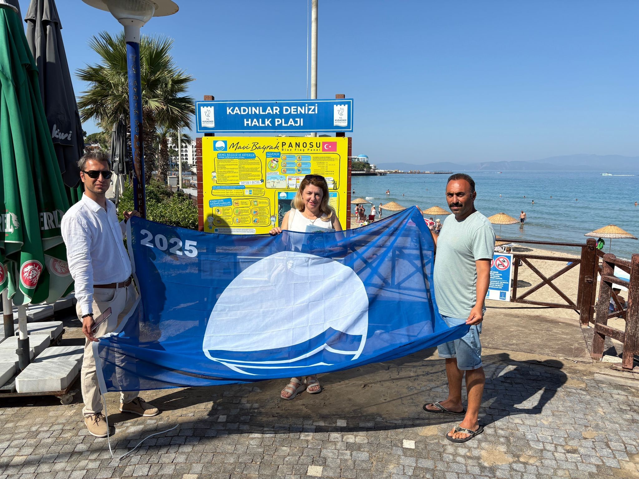 Denizli Haber Kuşadası Plajları 25 Mavi Bayrak Ile Taçlandı 2