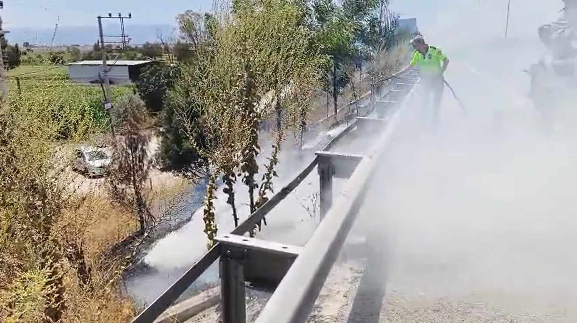 Denizli Haber Otoban Yangın (3)