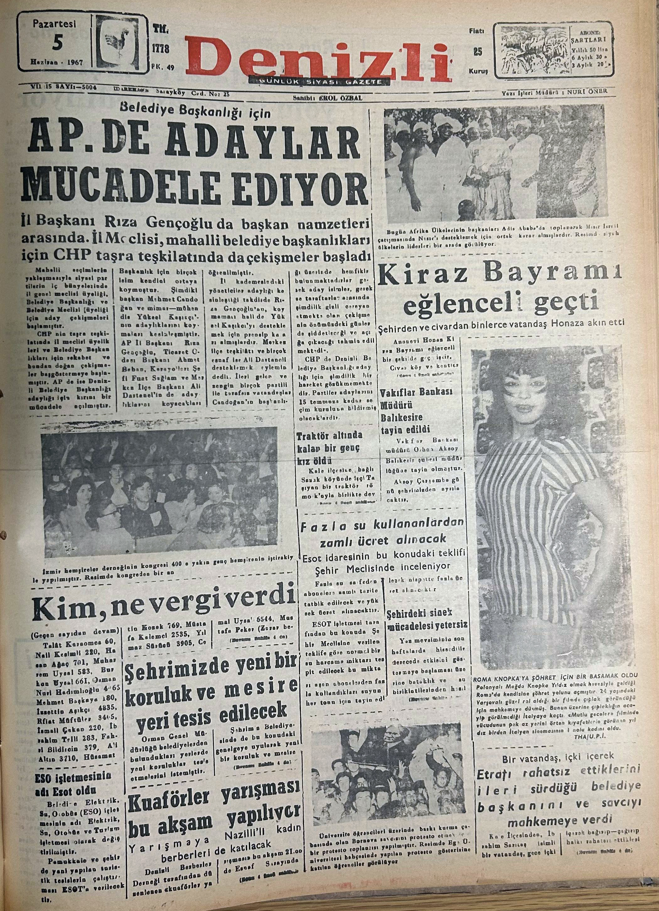 Denizli Tarihte Bugün-1