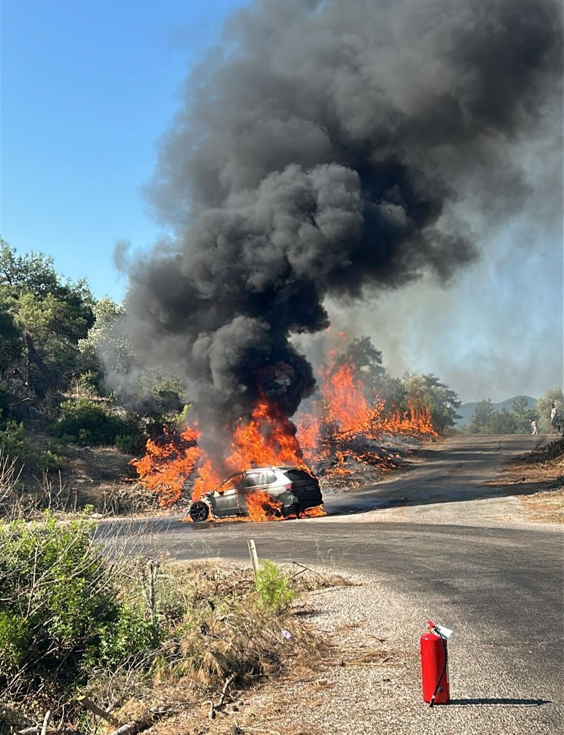 Denizli Haber Araç Yangın (2)-5