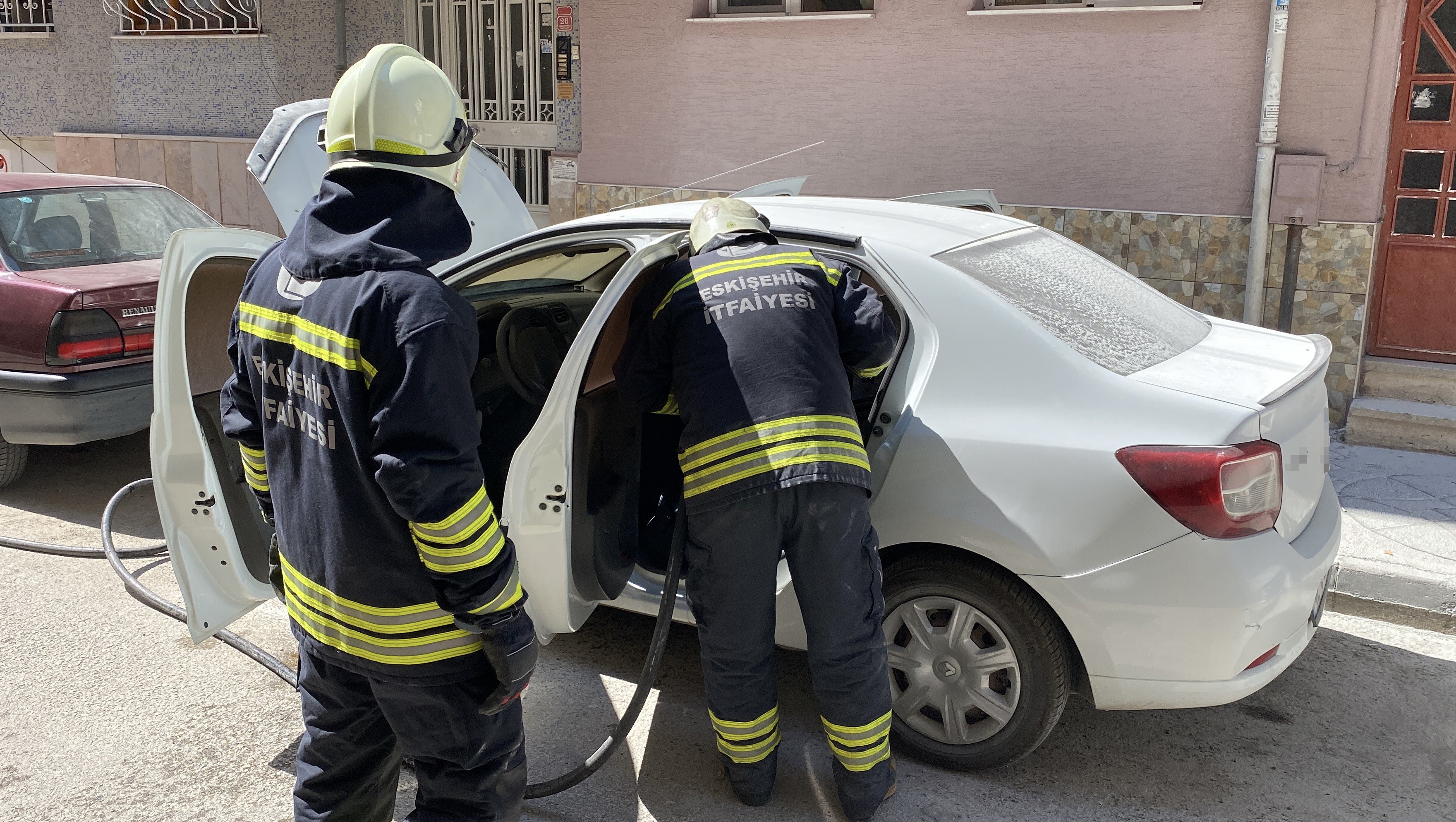 Denizli Haber Araç Yangın3