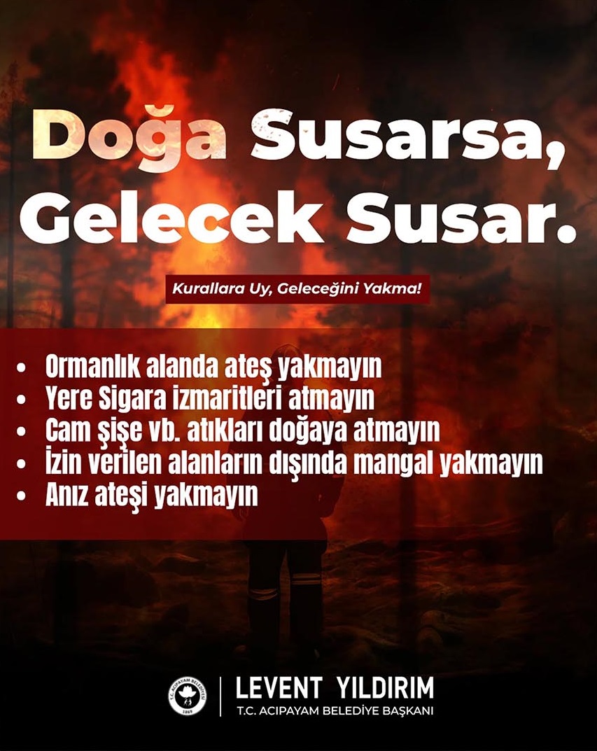 Denizli Haber Orman Uyarı