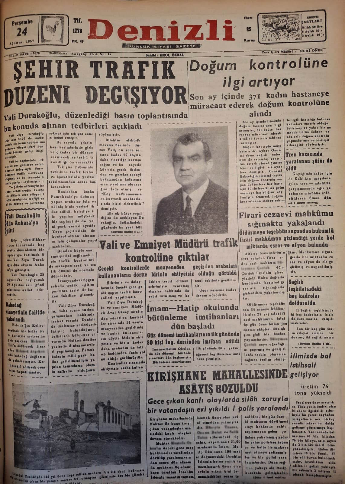 Denizli Haber 24 Ağustos Gazetesi-1