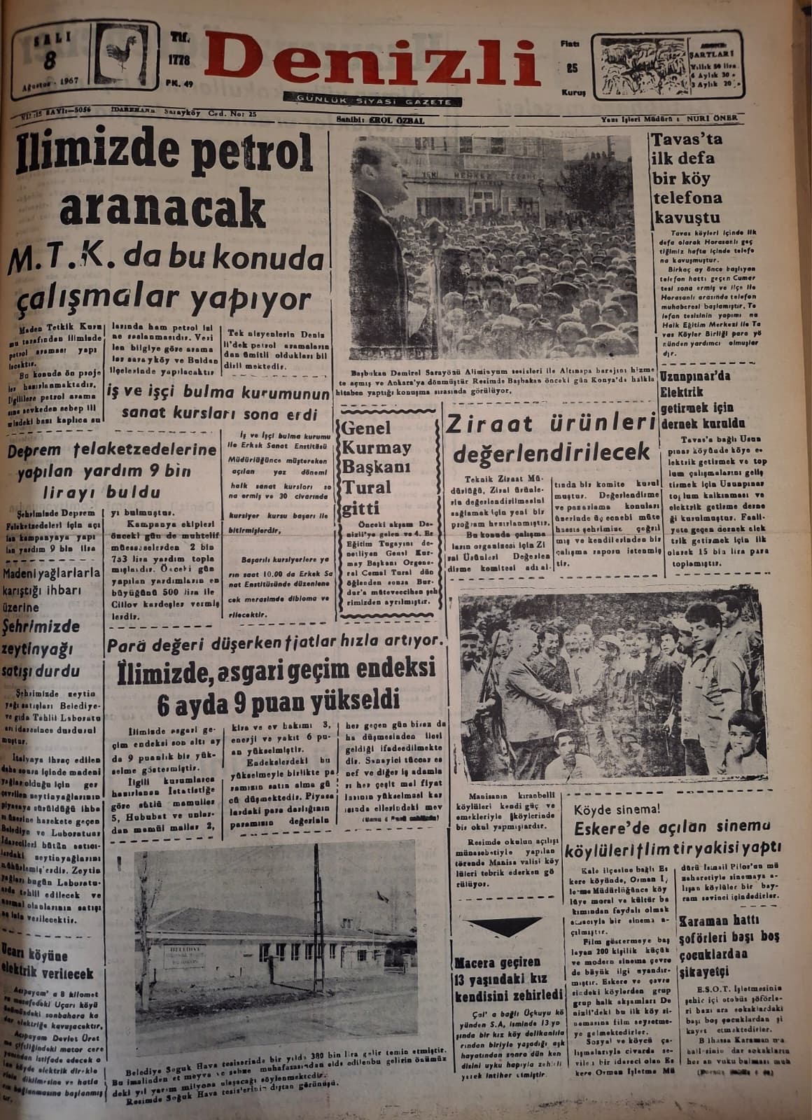 Denizli Haber 8 Ağustos Gazetesi (2)