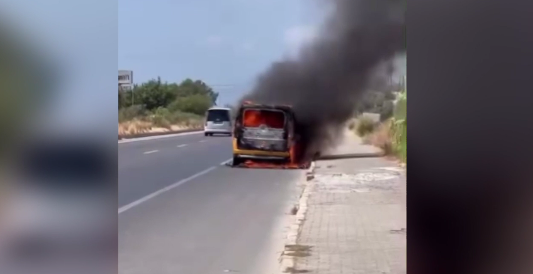 Denizli Haber Araba Yangını
