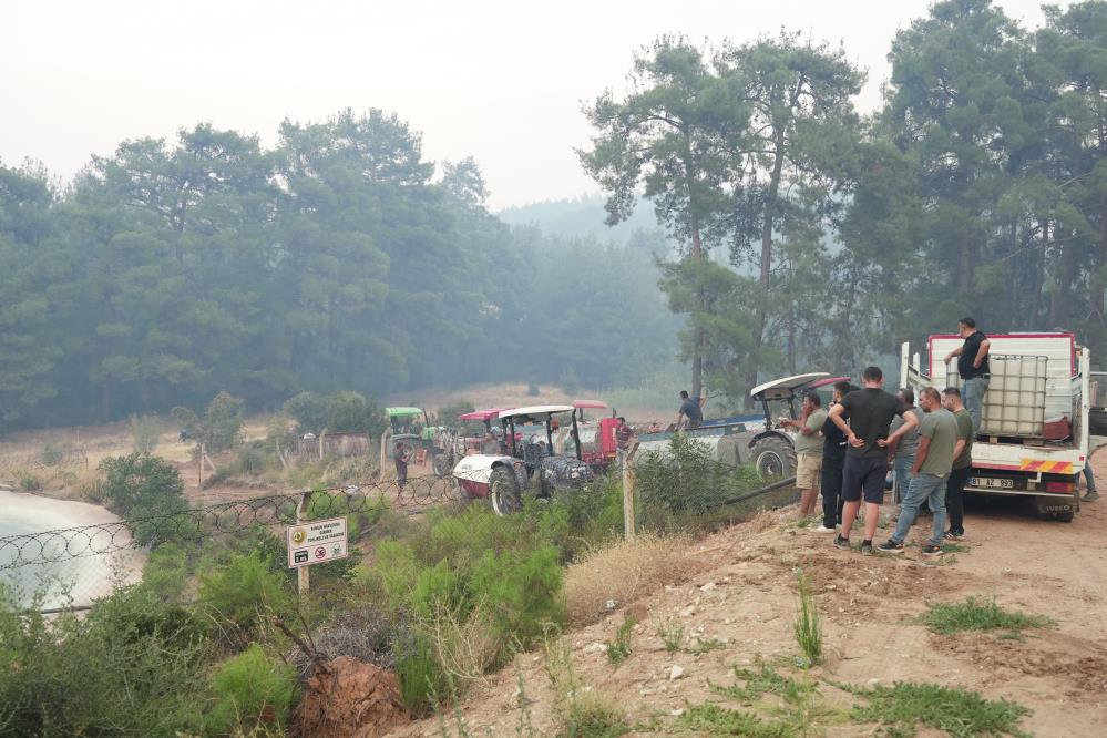 Denizli Haber Buldan Su Desteği Yangın (2)