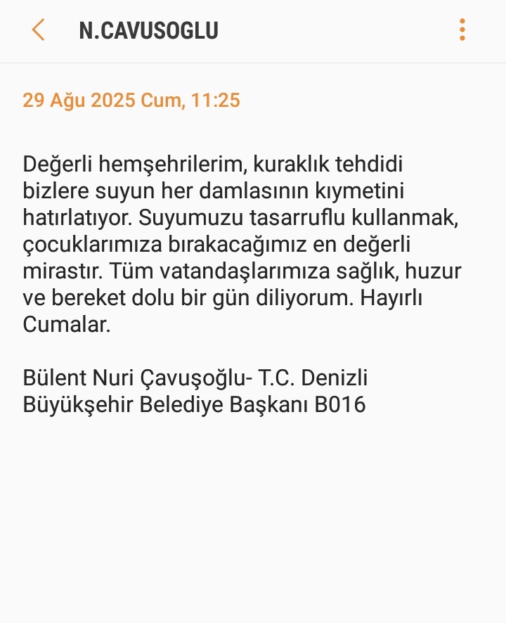 Denizli Haber Çavuşoğlu Sms (2)