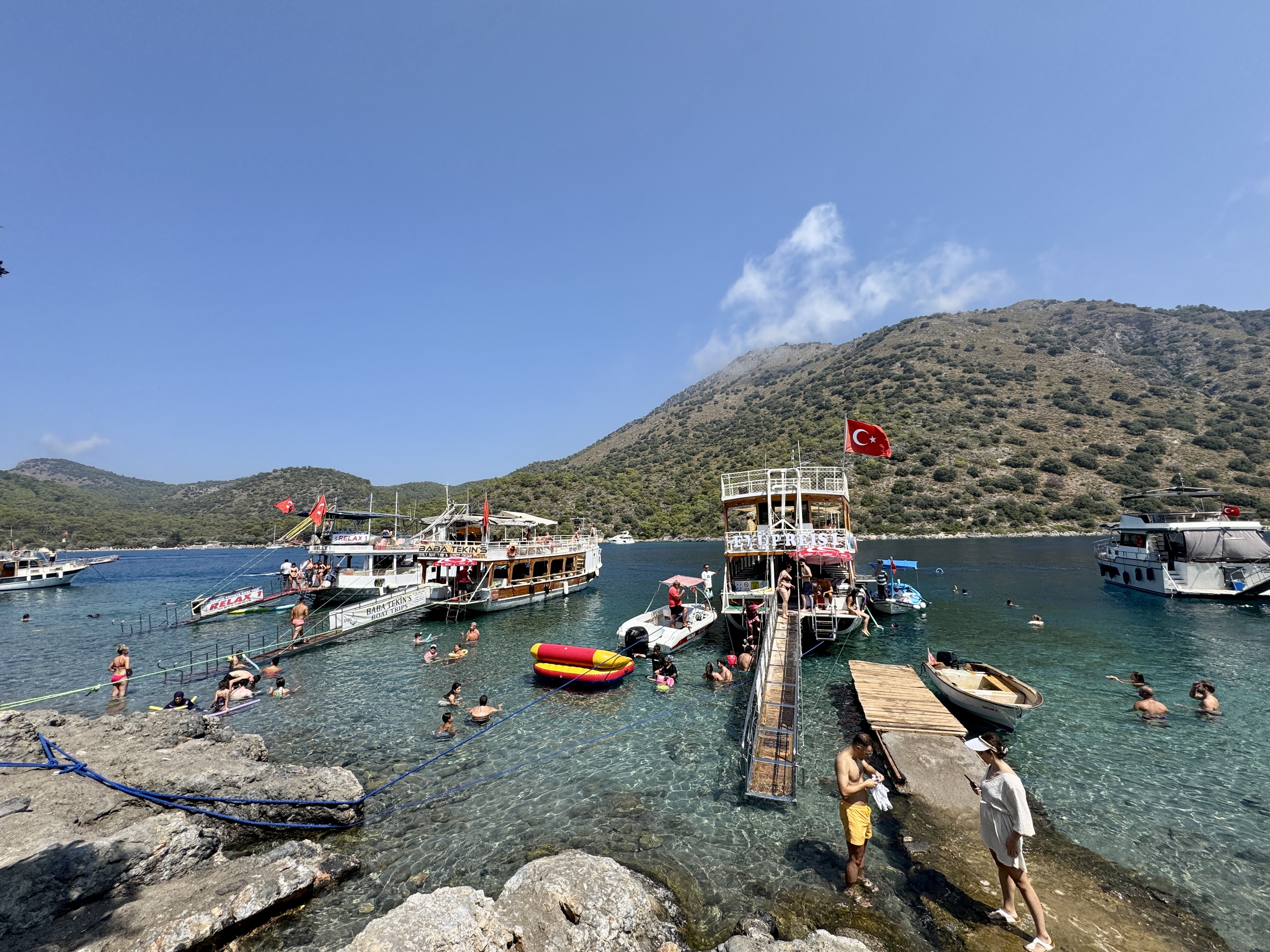 Denizli Haber Fethiyede Tarihi Gemiler Adasi Mavi Tur Yapanlarin Ugrak Noktasi Oldu (2)