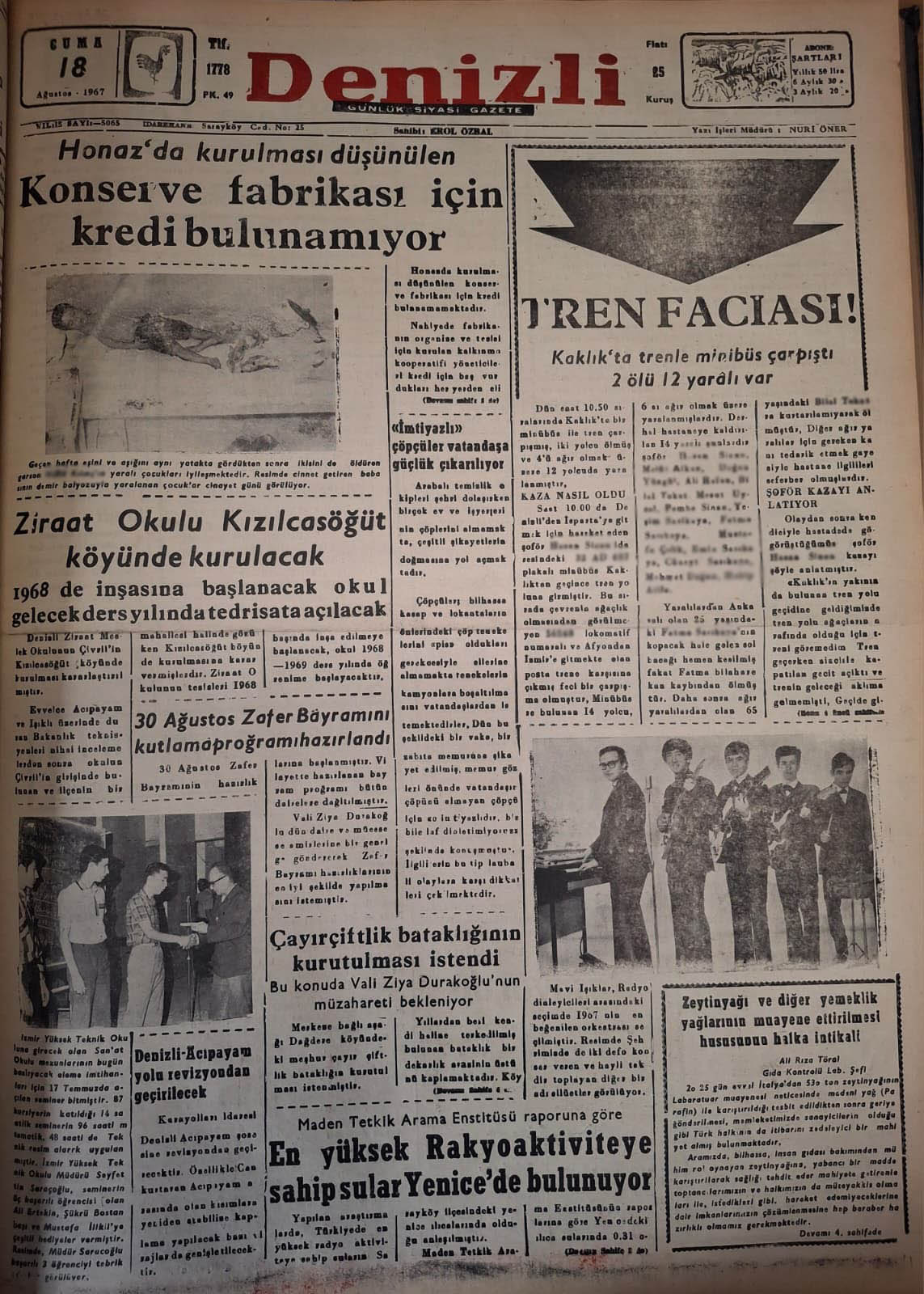 Denizli Haber Gazete 18.08