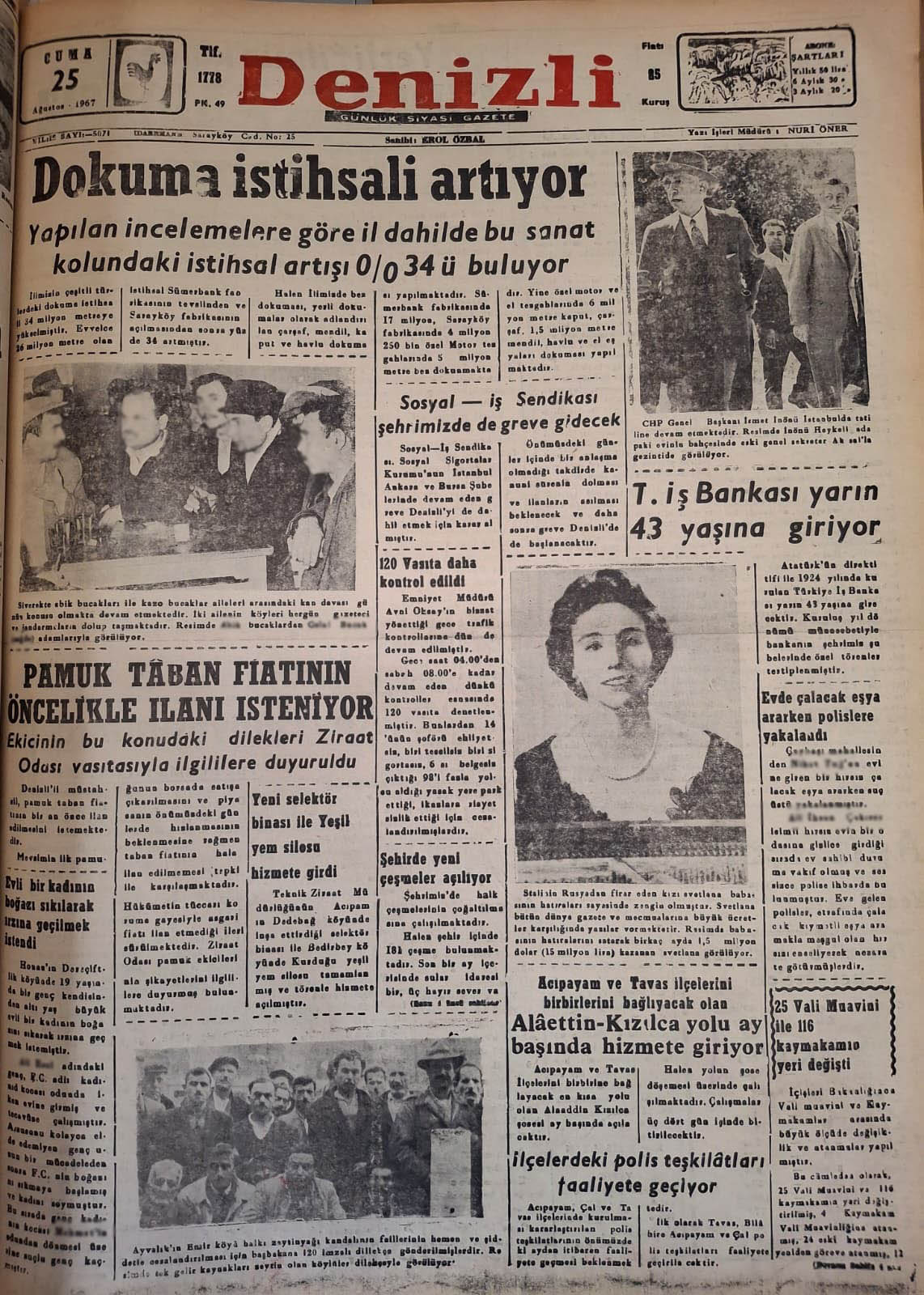 Denizli Haber Gazete 25.08