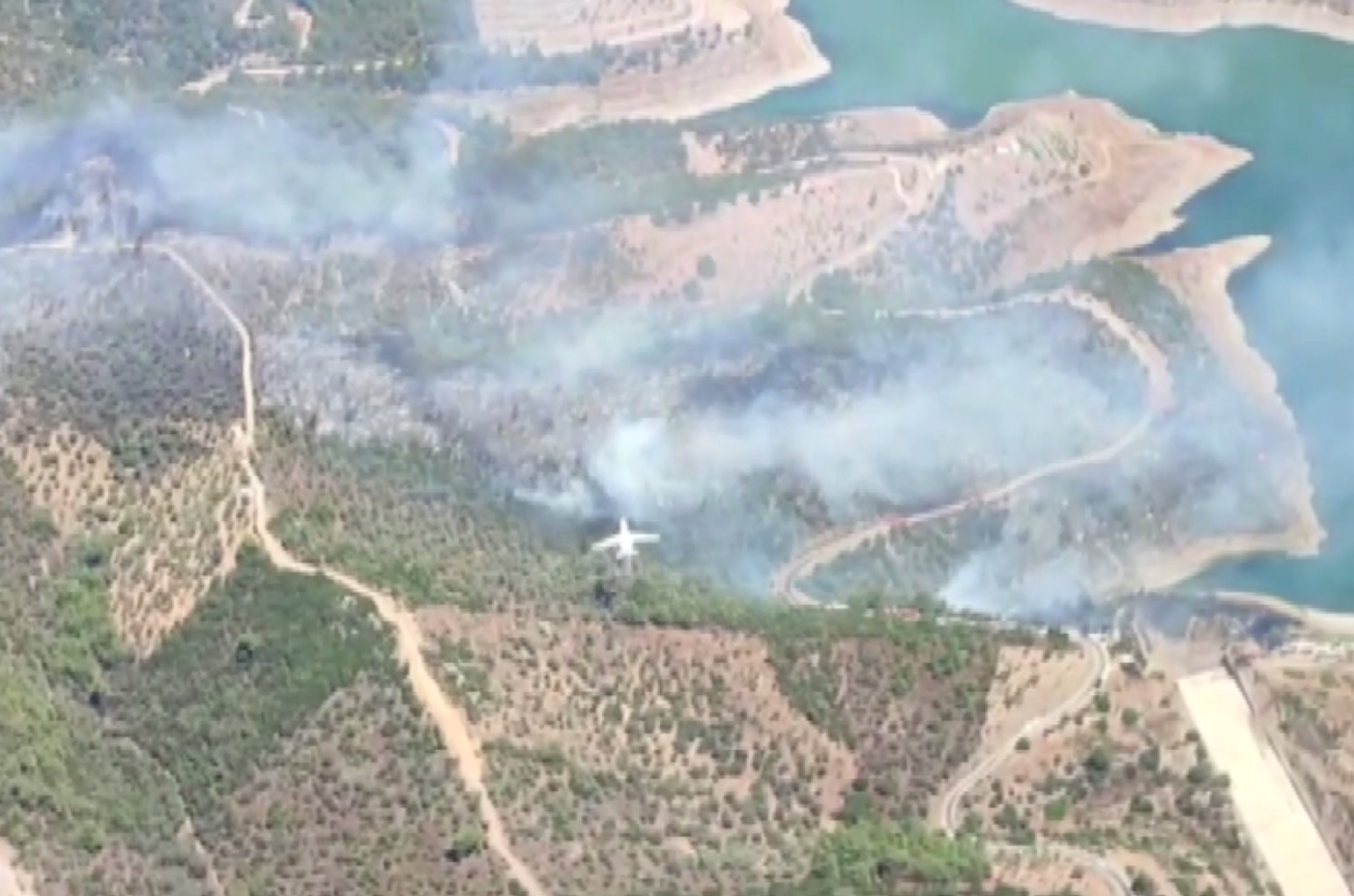 Denizli Haber Seferihisar Yangın