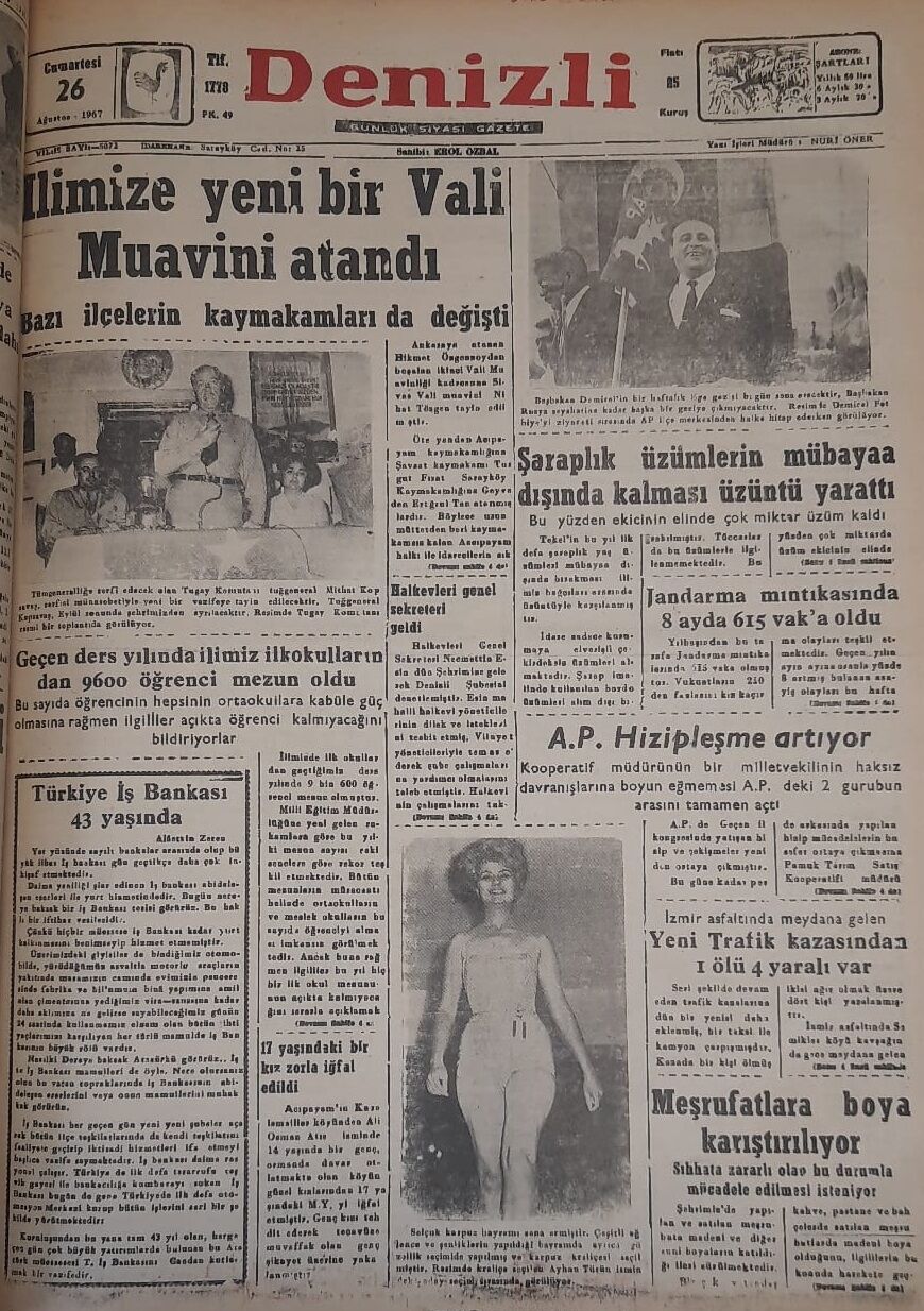 Denizli Haber Tarihte Buhün 26 Ağustos (2)