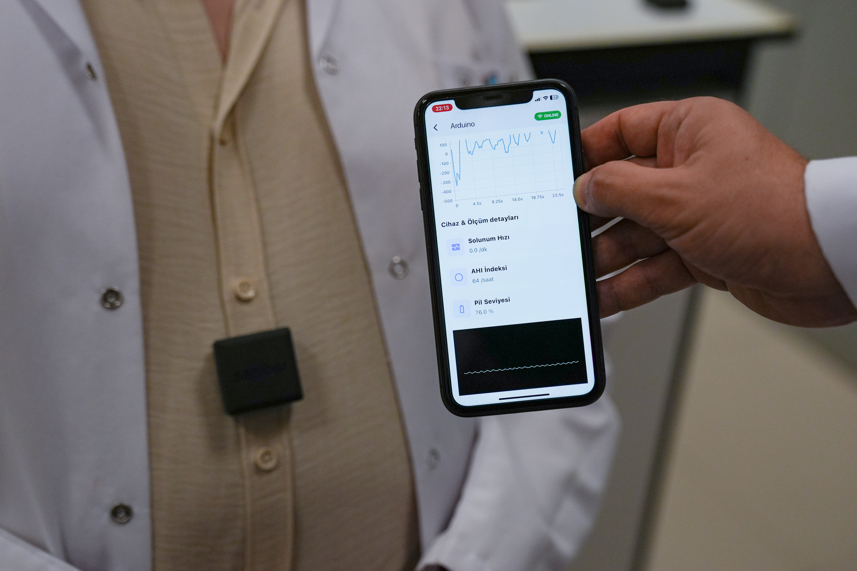 Denizli Haber Uyku Apnesinin Evde Teshisini Saglayacak Yapay Zeka Destekli Cihaz Gelistirildi (1)