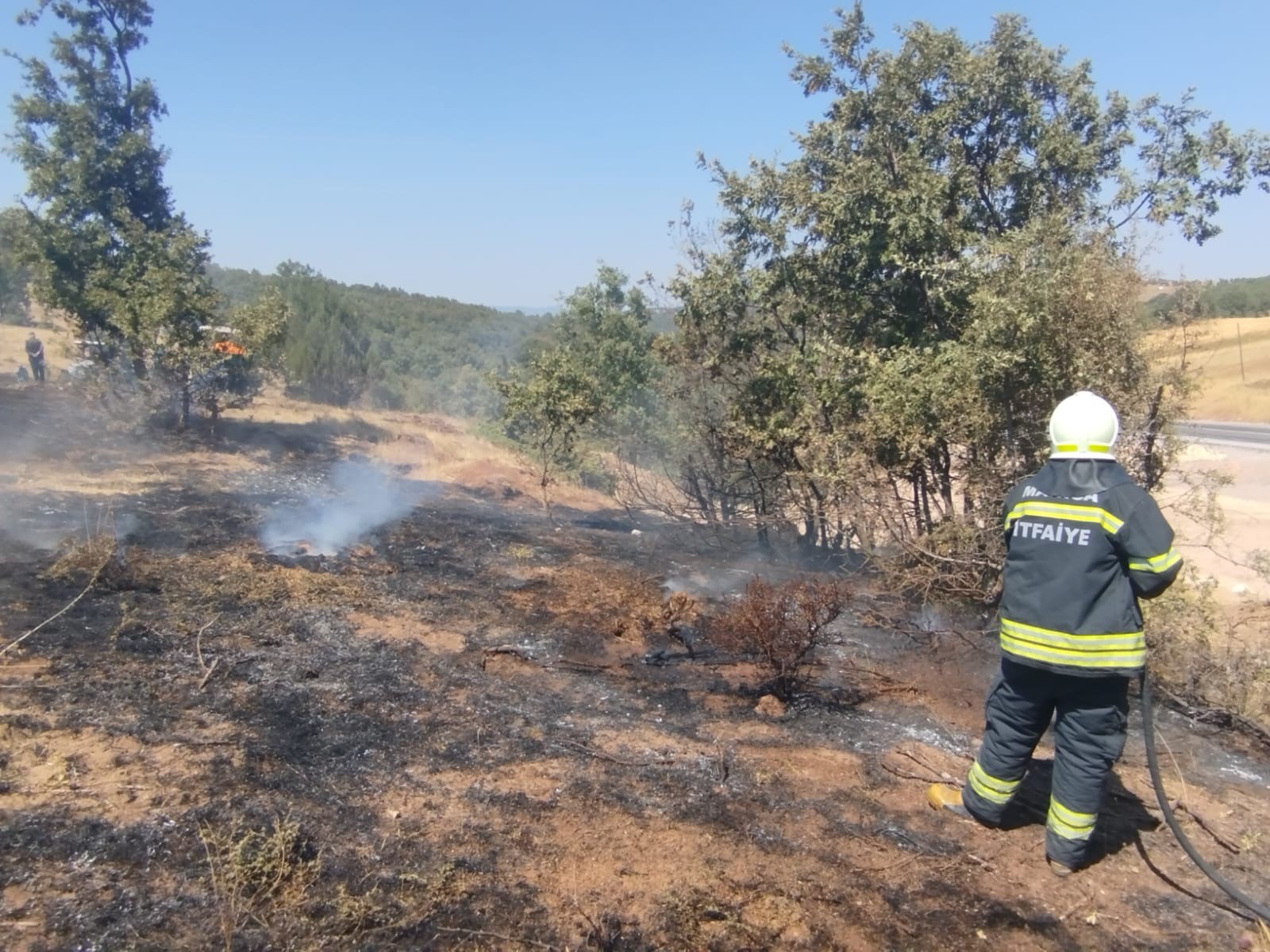 Denizli Haber Yangın Gördes (2)