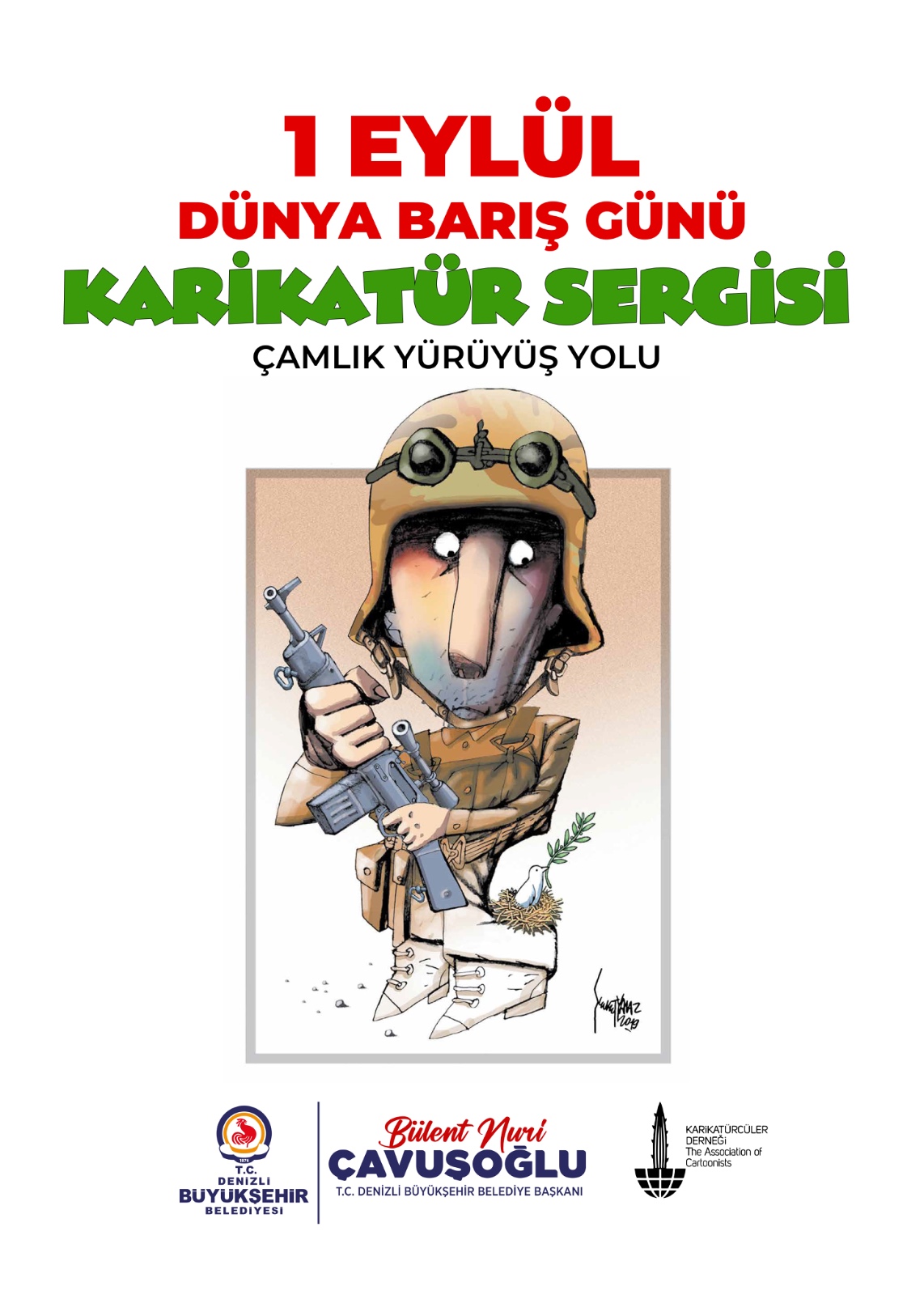Dünya Barış Günü Karikatürlerle Anlatılacak