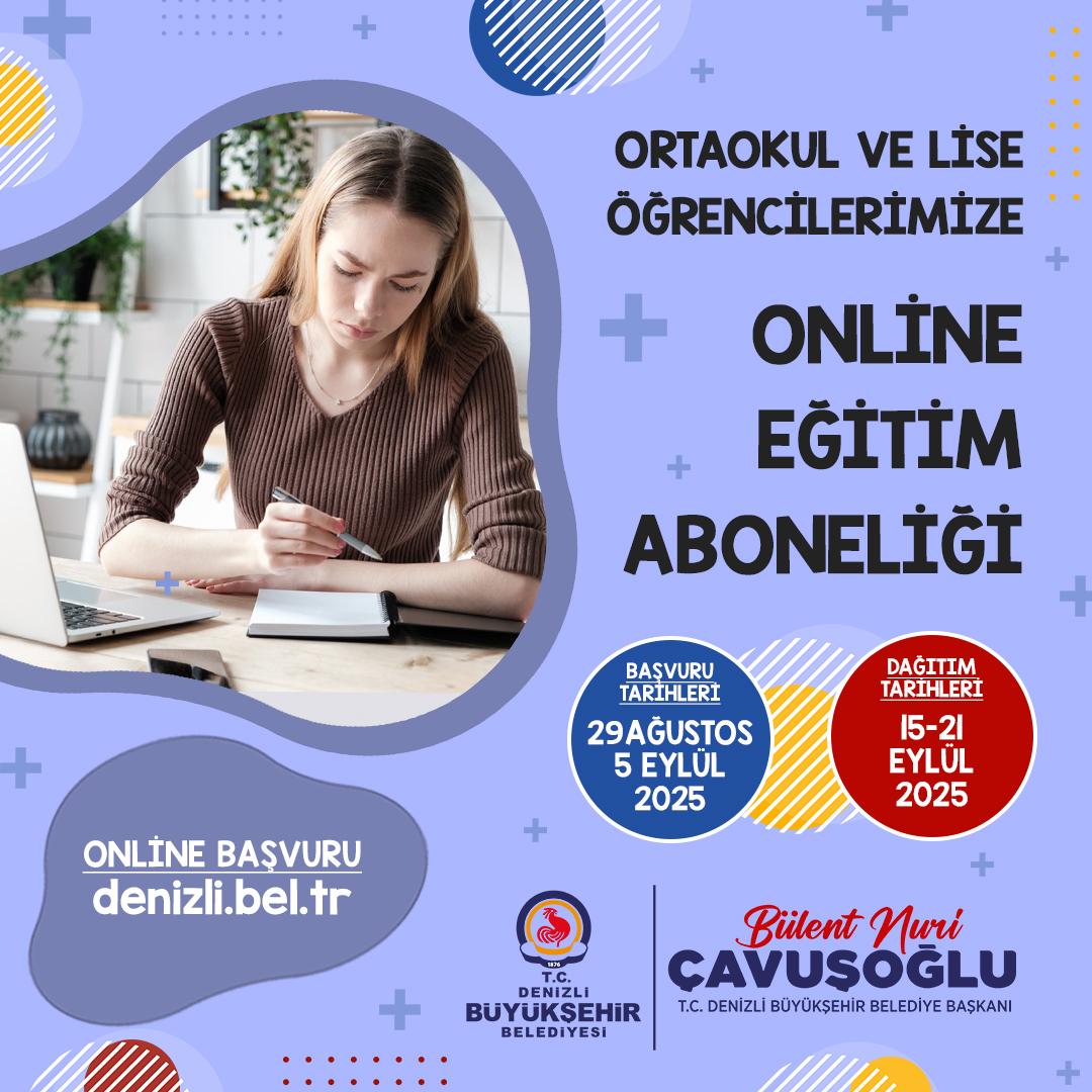 “Online Eğitim Aboneliği” Desteği Başvuruları Başladı