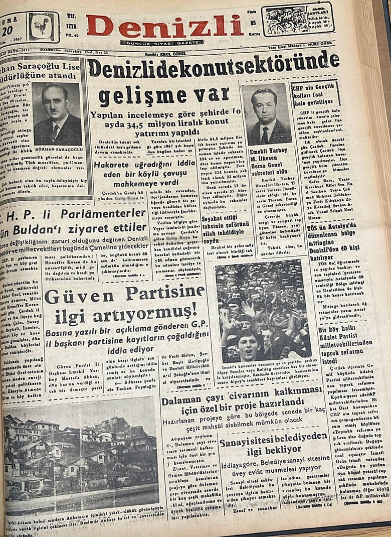 Denizli Haber 20 Ekim Tarihte Bugün