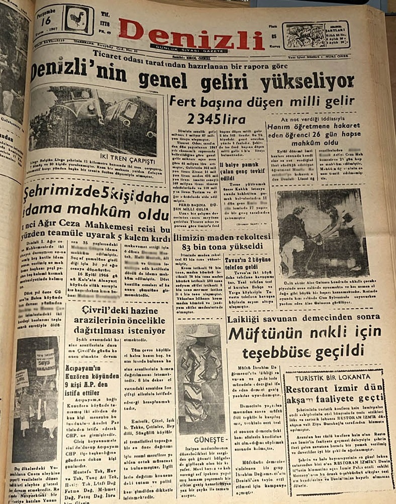 Denizli Haber 16 Kasım Tarihte Bugun