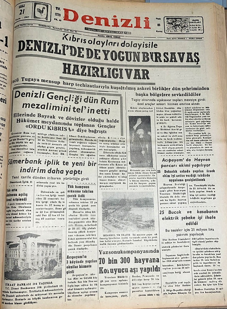 Denizli Haber 21 Kasım Trhte