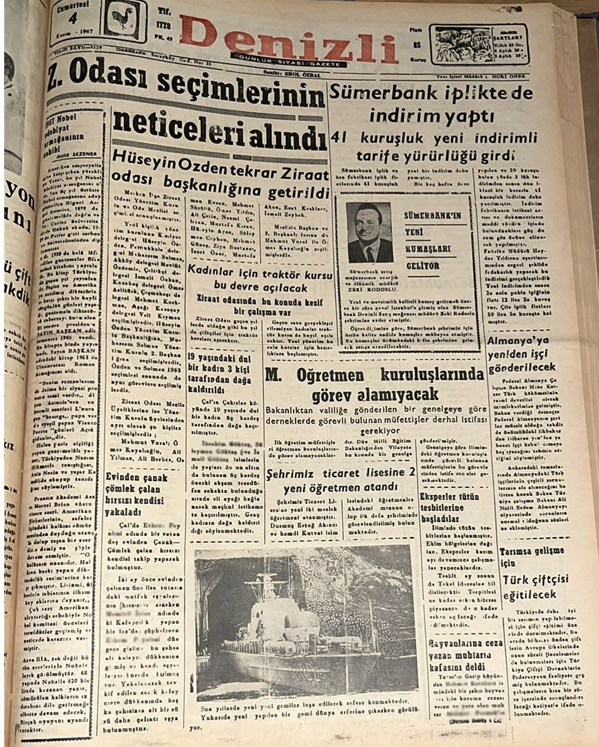 Denizli Haber 4 Kasım Tariihte Bugun